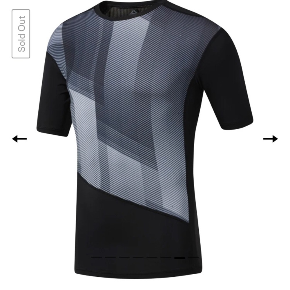 5/$25 Reebok One Series Training Compression Tee Size S - Picture 8 of 8